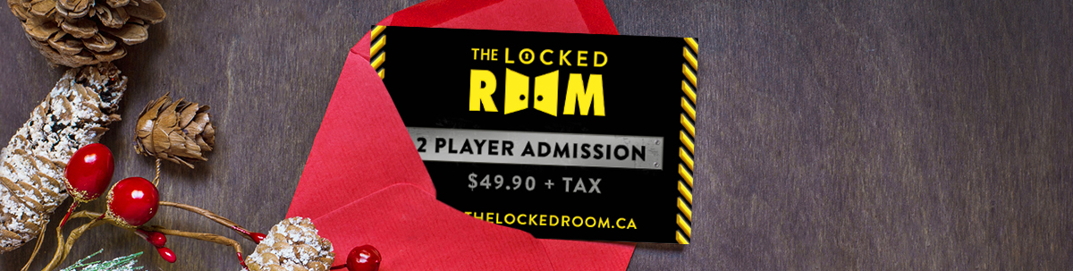 Locked Room Holiday Gift Card