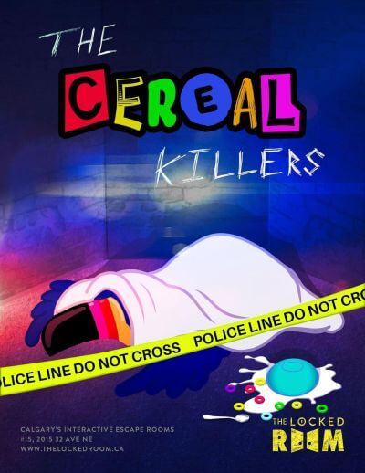 The Cereal Killers Locked Room Poster