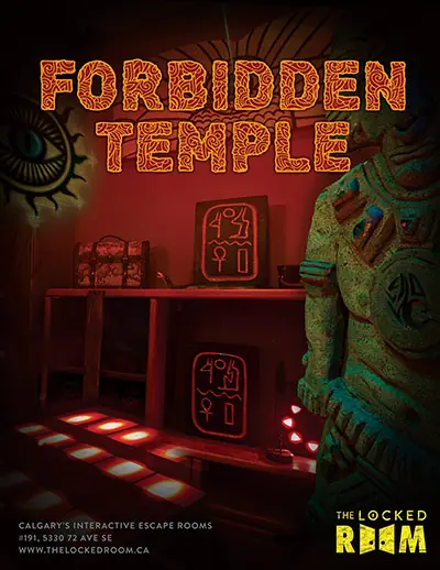 The Locked Room Forbidden Temple Room Poster